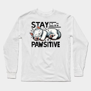 Stay Pawsitive Long Sleeve T-Shirt